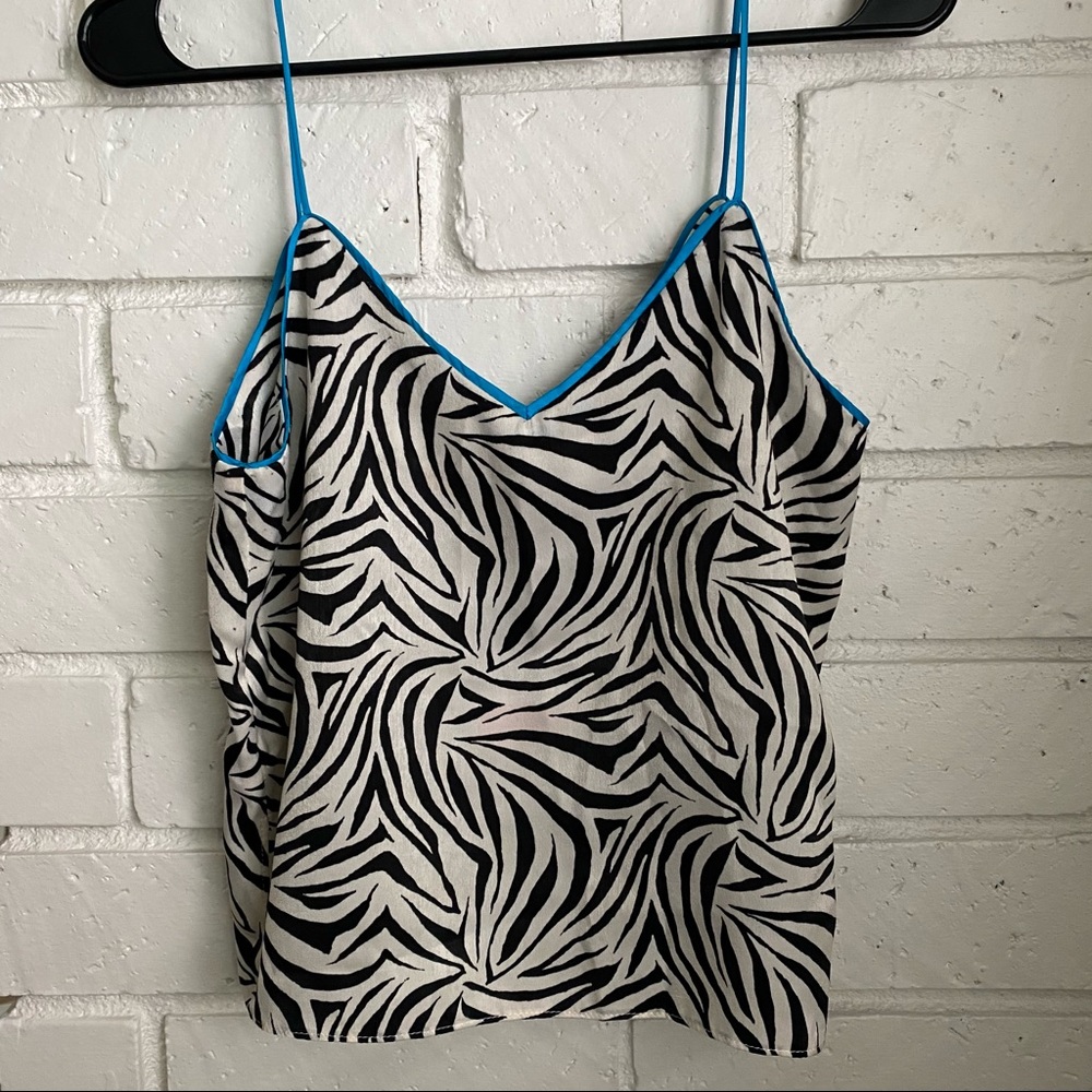 Topshop Zebra Top